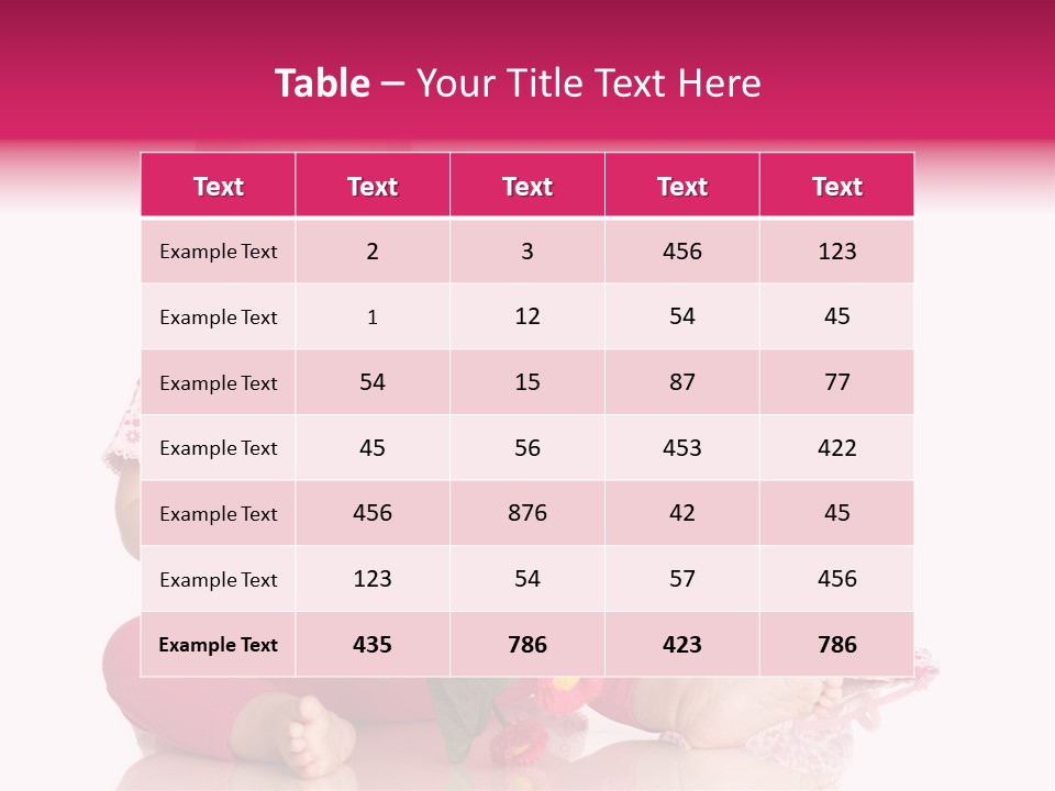 Isoliert Blumenstrau Sommer PowerPoint Template