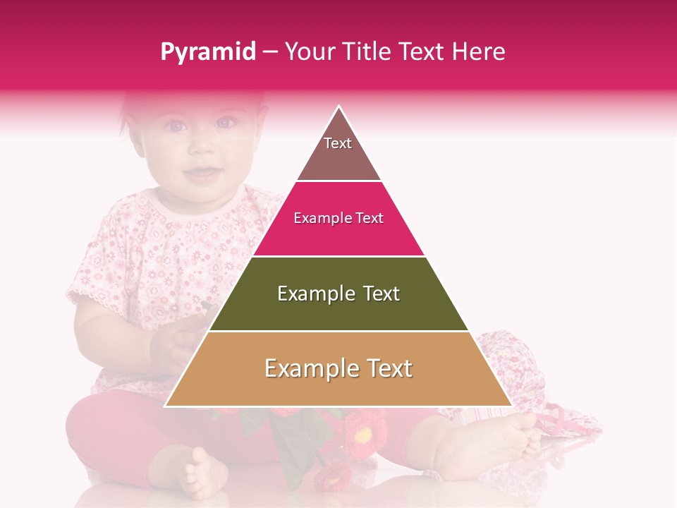 Isoliert Blumenstrau Sommer PowerPoint Template