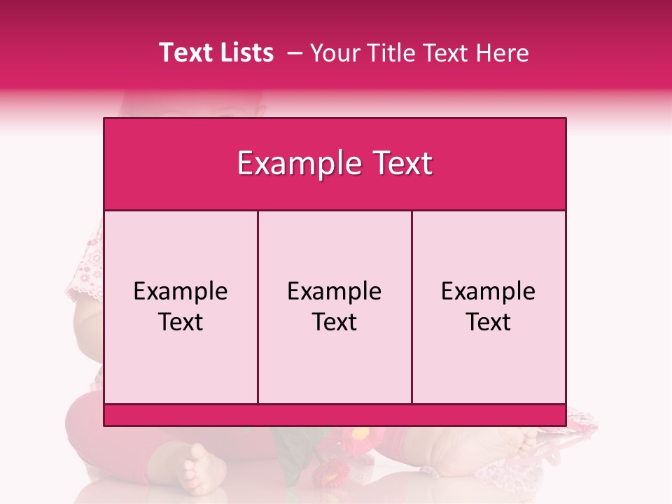 Isoliert Blumenstrau Sommer PowerPoint Template