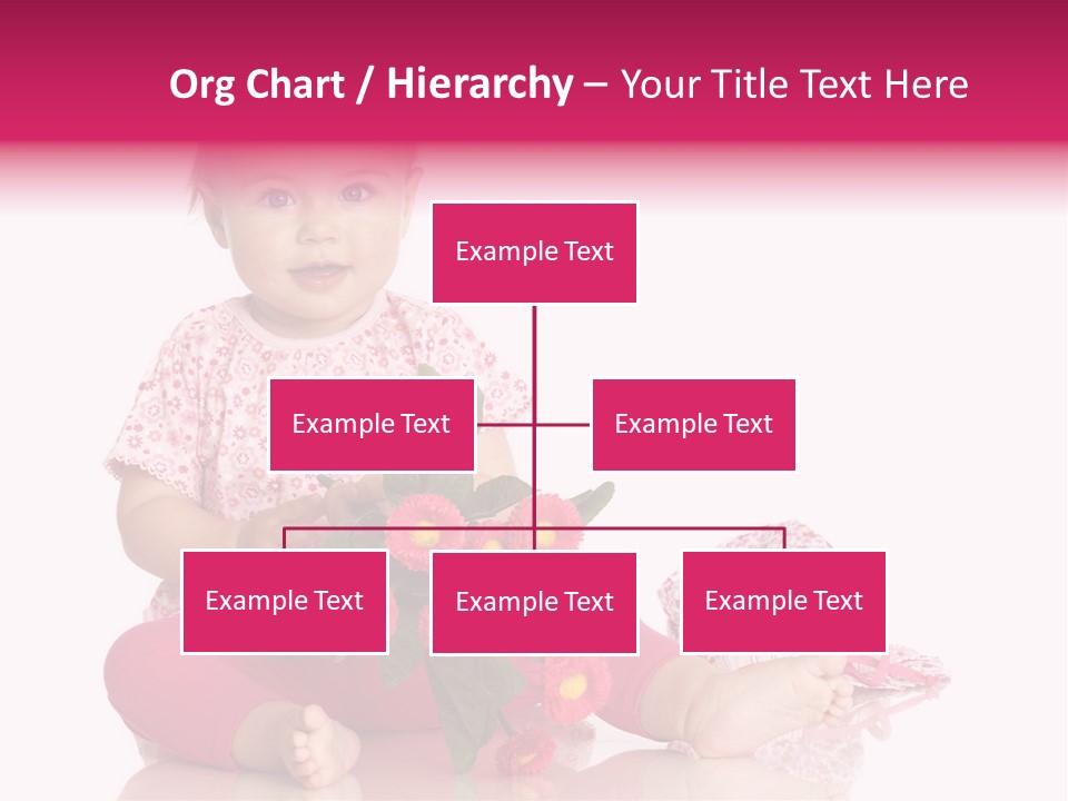 Isoliert Blumenstrau Sommer PowerPoint Template