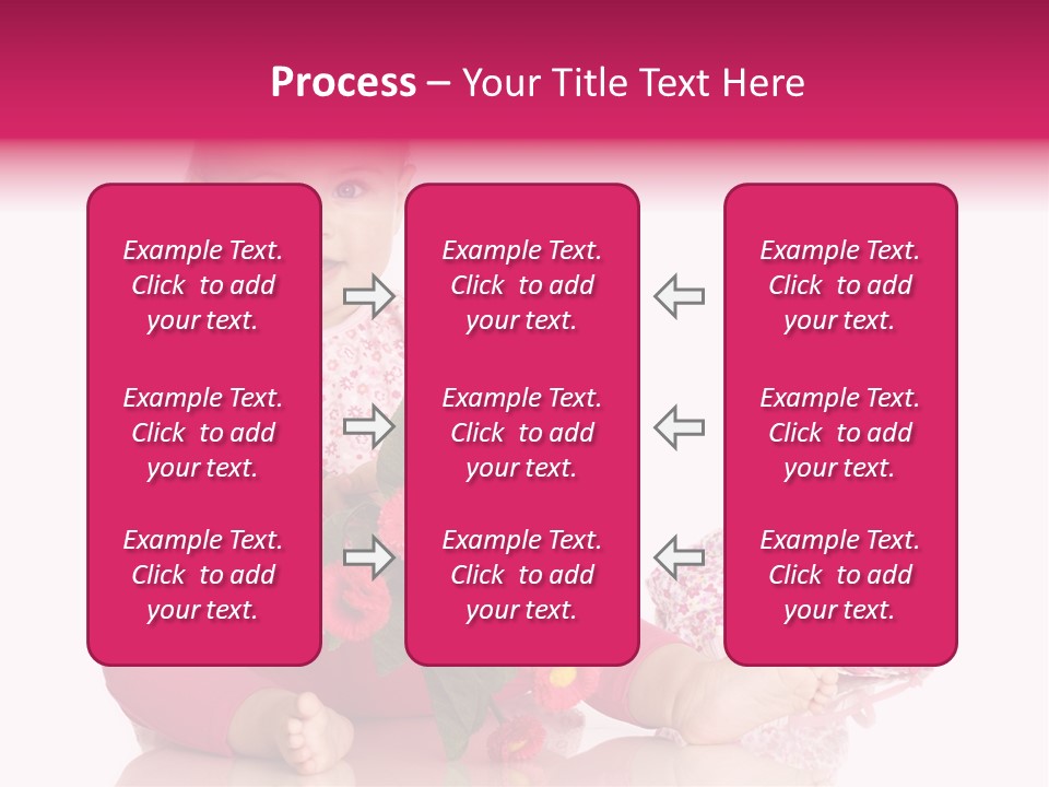 Isoliert Blumenstrau Sommer PowerPoint Template