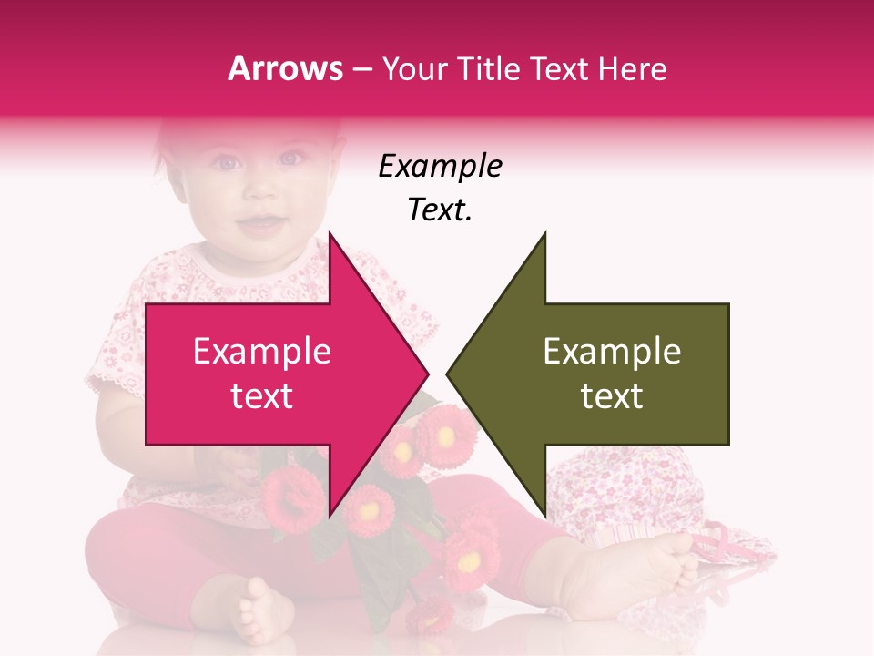 Isoliert Blumenstrau Sommer PowerPoint Template