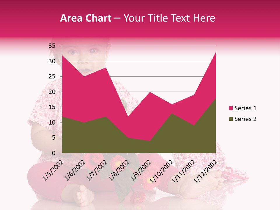 Isoliert Blumenstrau Sommer PowerPoint Template
