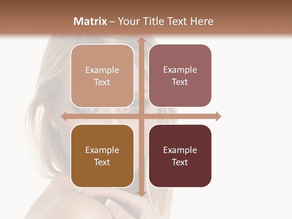 Closeup Lips White PowerPoint Template