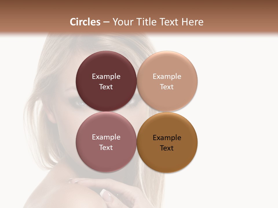 Closeup Lips White PowerPoint Template