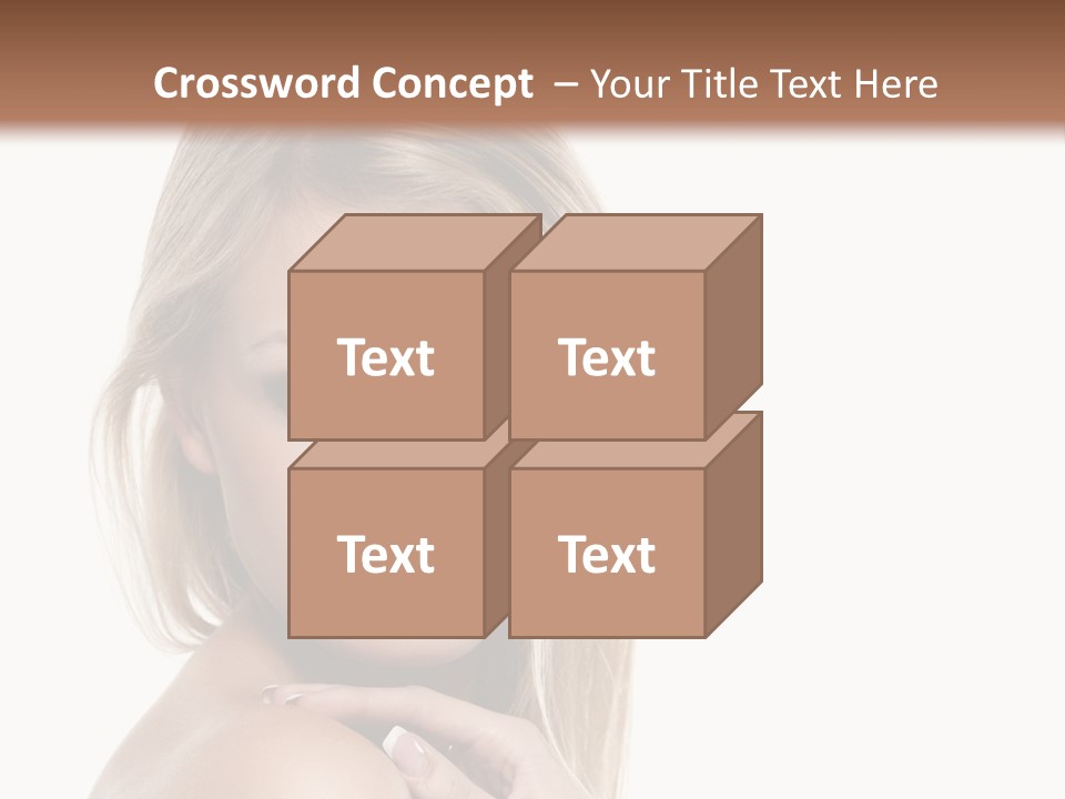 Closeup Lips White PowerPoint Template