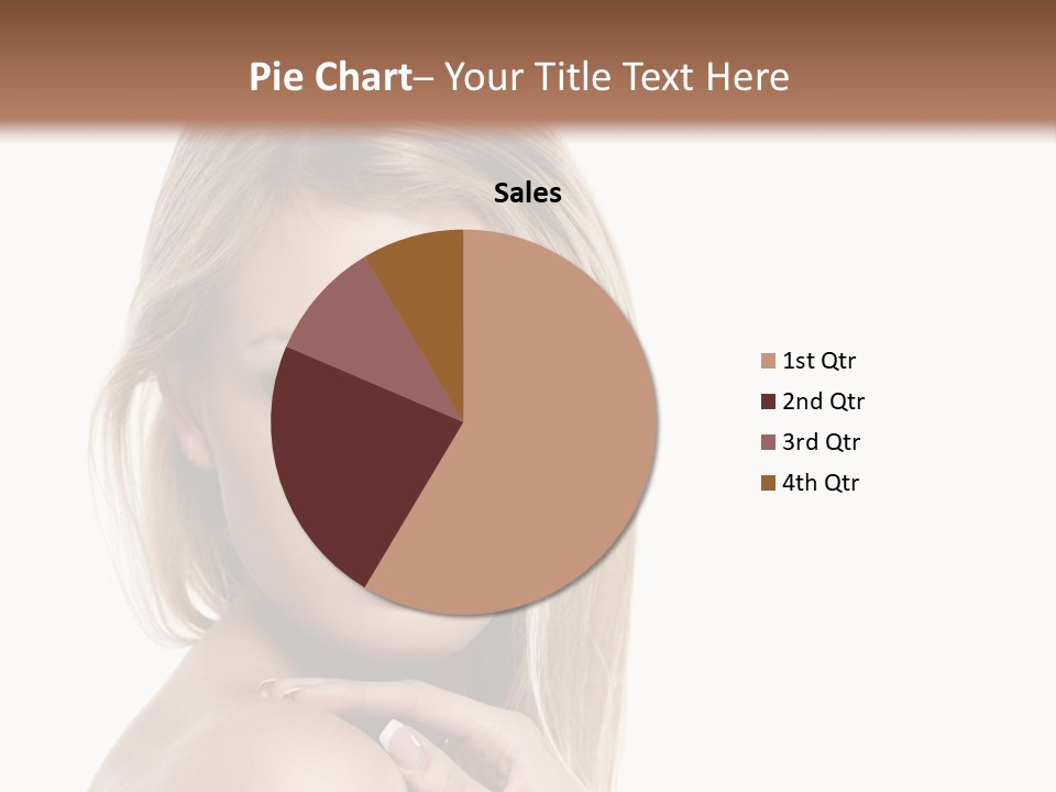 Closeup Lips White PowerPoint Template