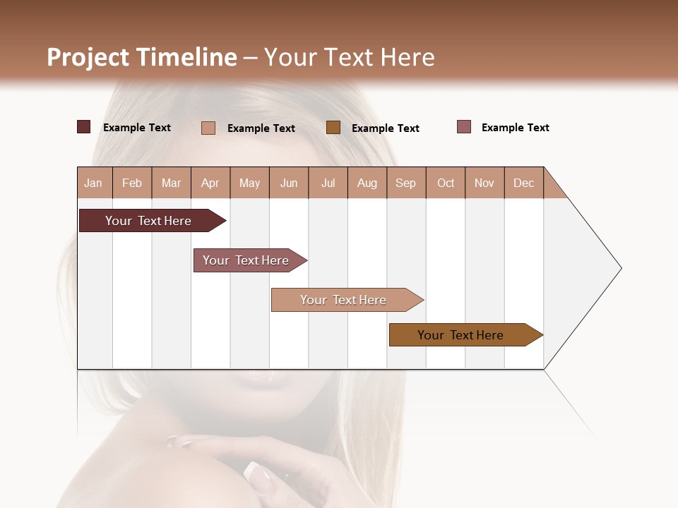 Closeup Lips White PowerPoint Template