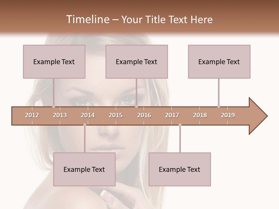 Closeup Lips White PowerPoint Template