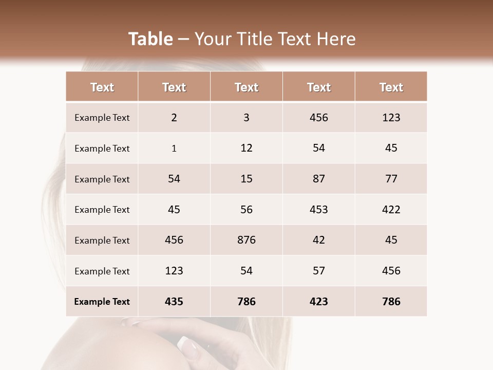 Closeup Lips White PowerPoint Template