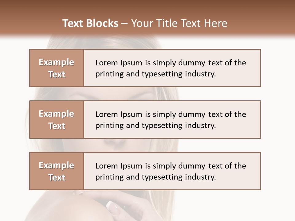 Closeup Lips White PowerPoint Template