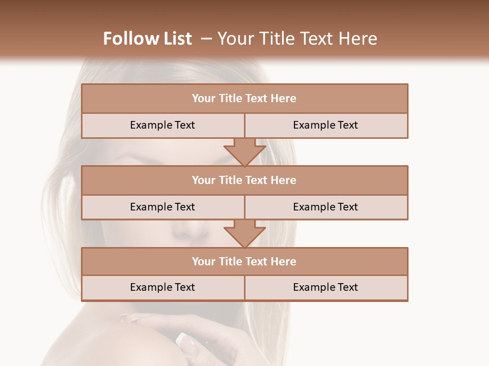 Closeup Lips White PowerPoint Template