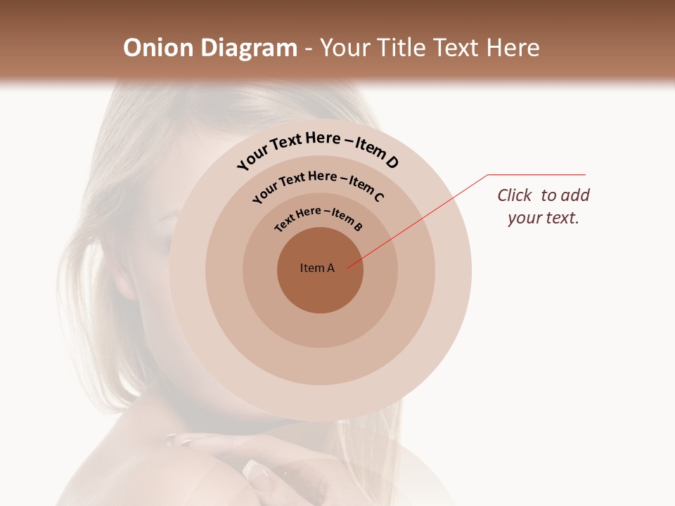 Closeup Lips White PowerPoint Template