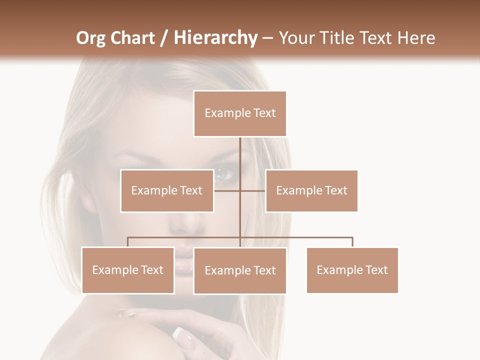 Closeup Lips White PowerPoint Template