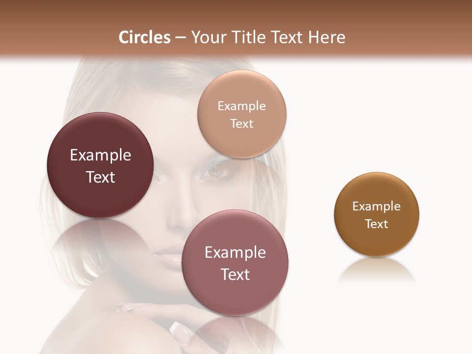 Closeup Lips White PowerPoint Template