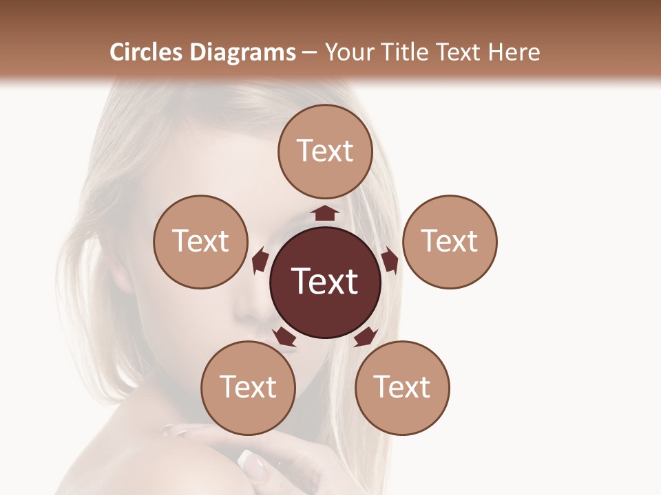 Closeup Lips White PowerPoint Template