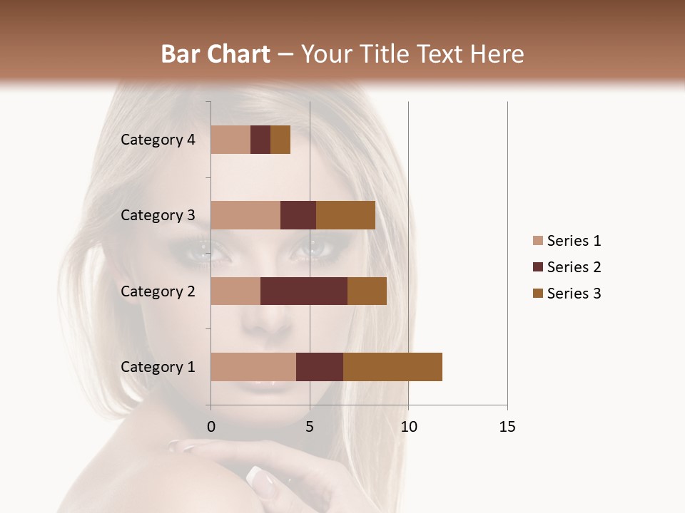 Closeup Lips White PowerPoint Template