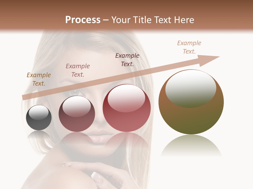 Closeup Lips White PowerPoint Template