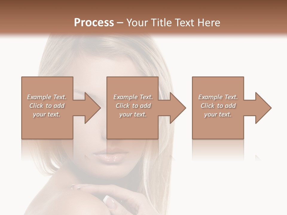 Closeup Lips White PowerPoint Template