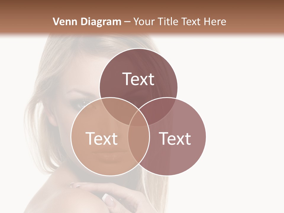 Closeup Lips White PowerPoint Template