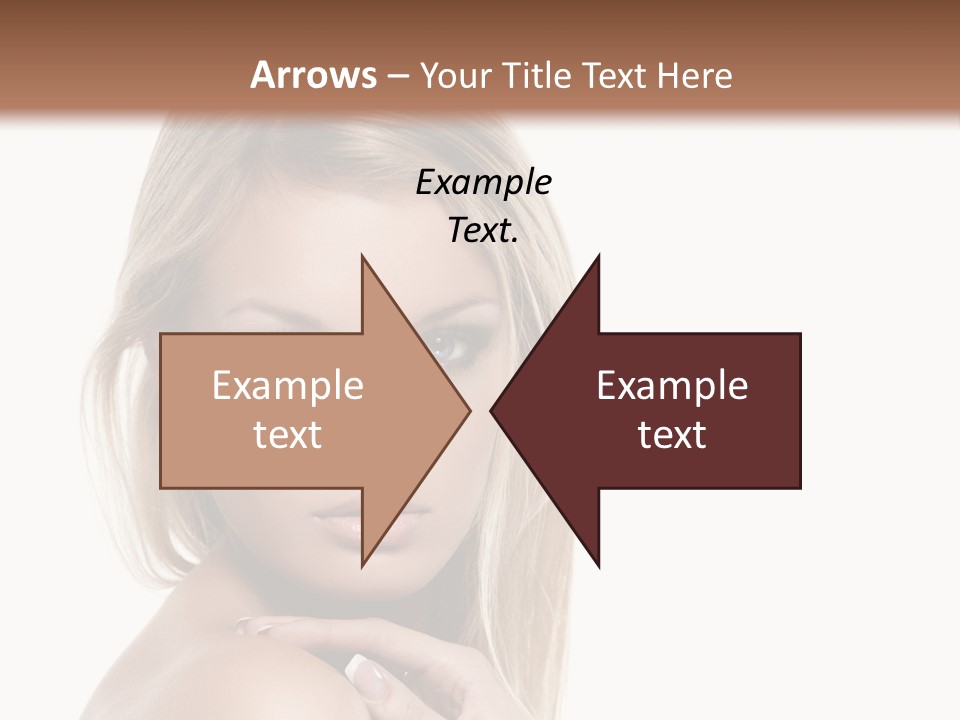 Closeup Lips White PowerPoint Template