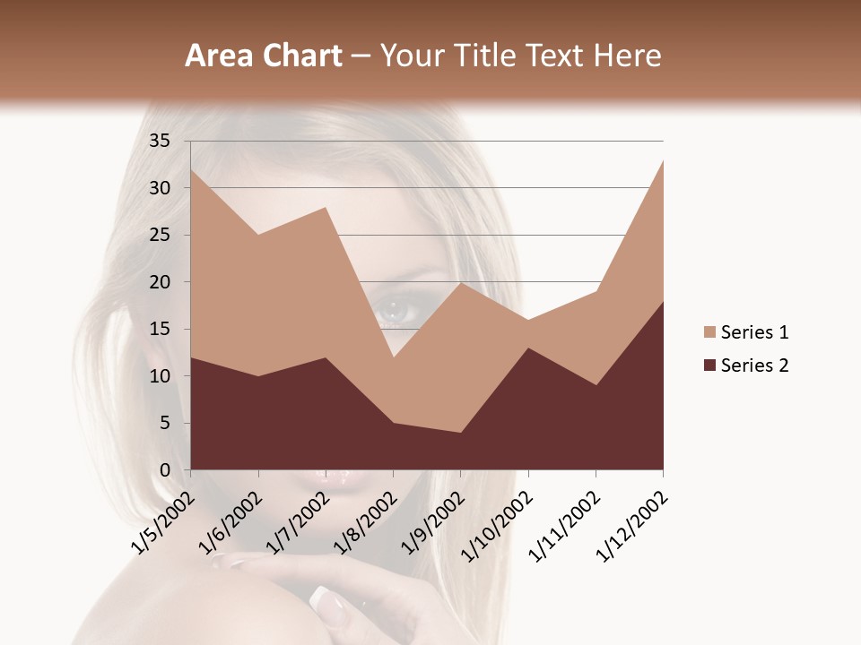 Closeup Lips White PowerPoint Template