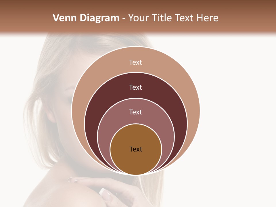 Closeup Lips White PowerPoint Template