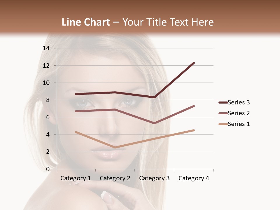 Closeup Lips White PowerPoint Template