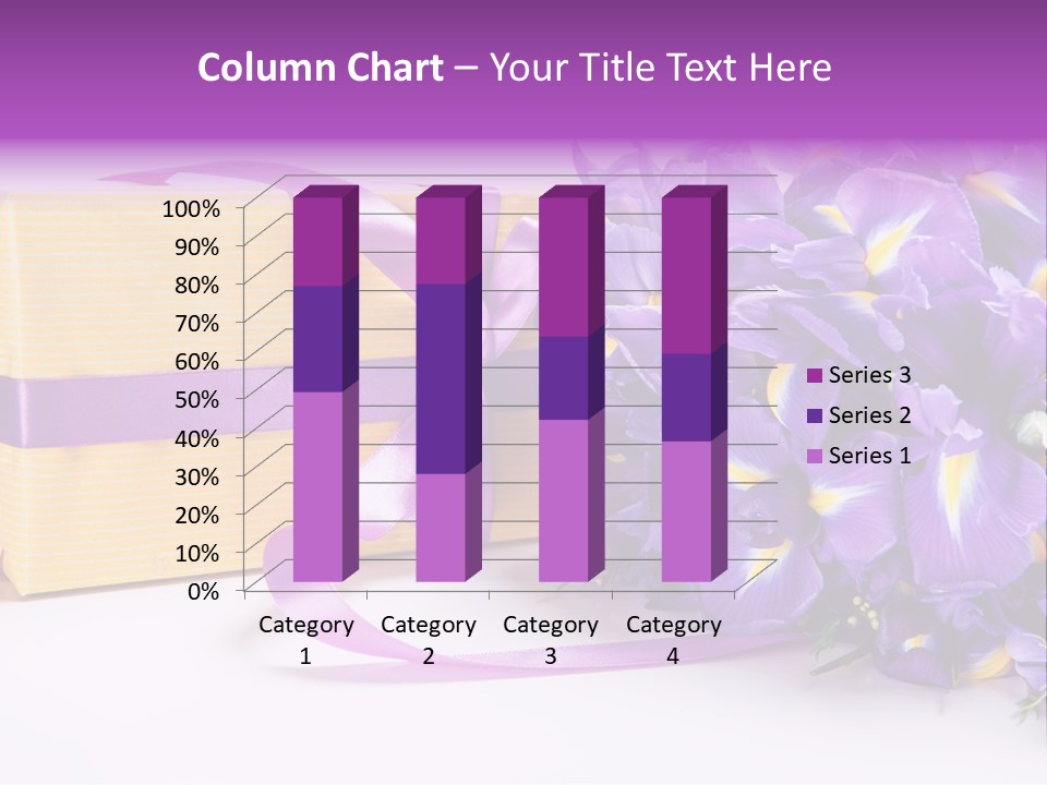 Festivity Bouquet Ribbon PowerPoint Template