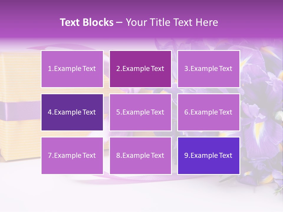 Festivity Bouquet Ribbon PowerPoint Template