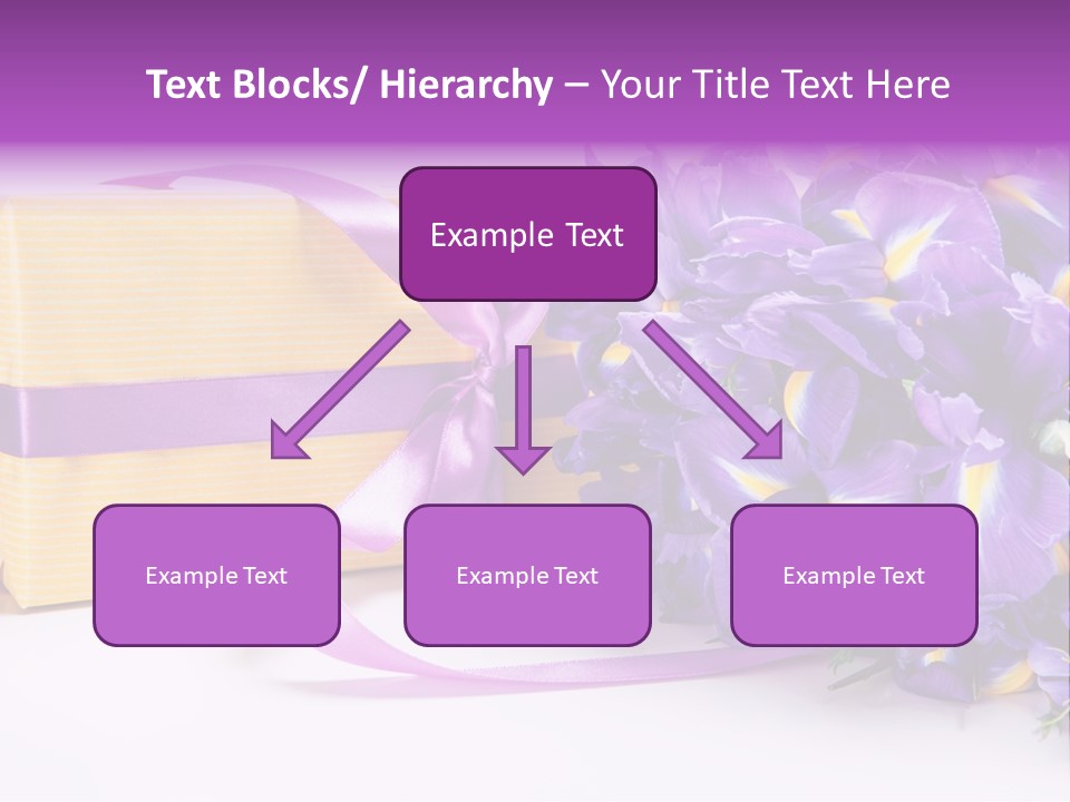 Festivity Bouquet Ribbon PowerPoint Template