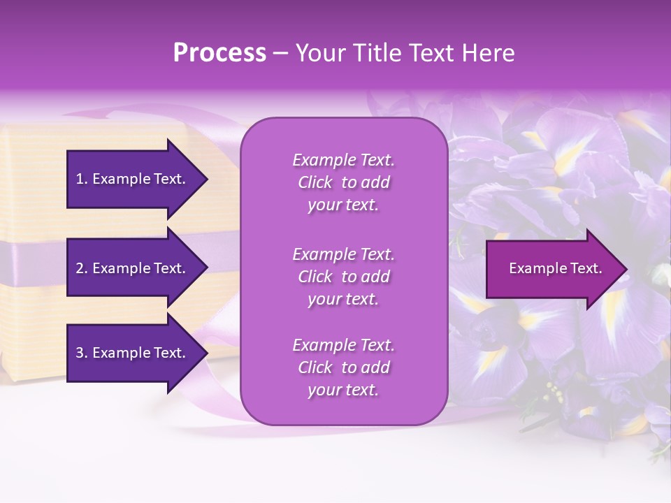 Festivity Bouquet Ribbon PowerPoint Template