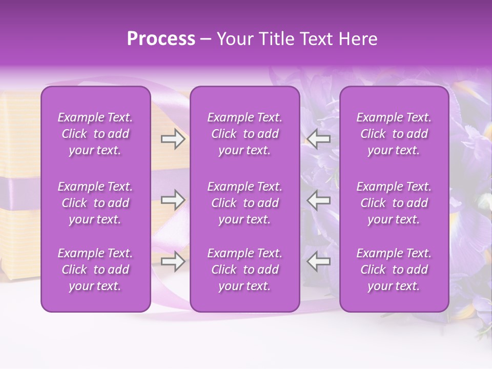 Festivity Bouquet Ribbon PowerPoint Template