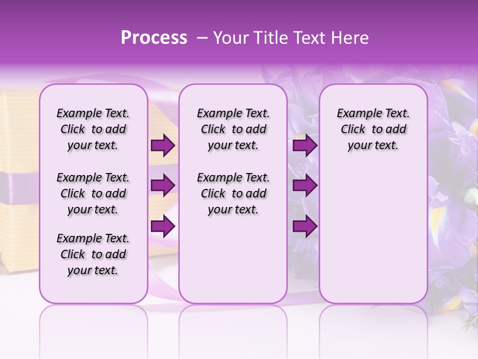 Festivity Bouquet Ribbon PowerPoint Template