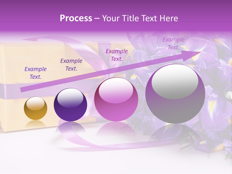 Festivity Bouquet Ribbon PowerPoint Template