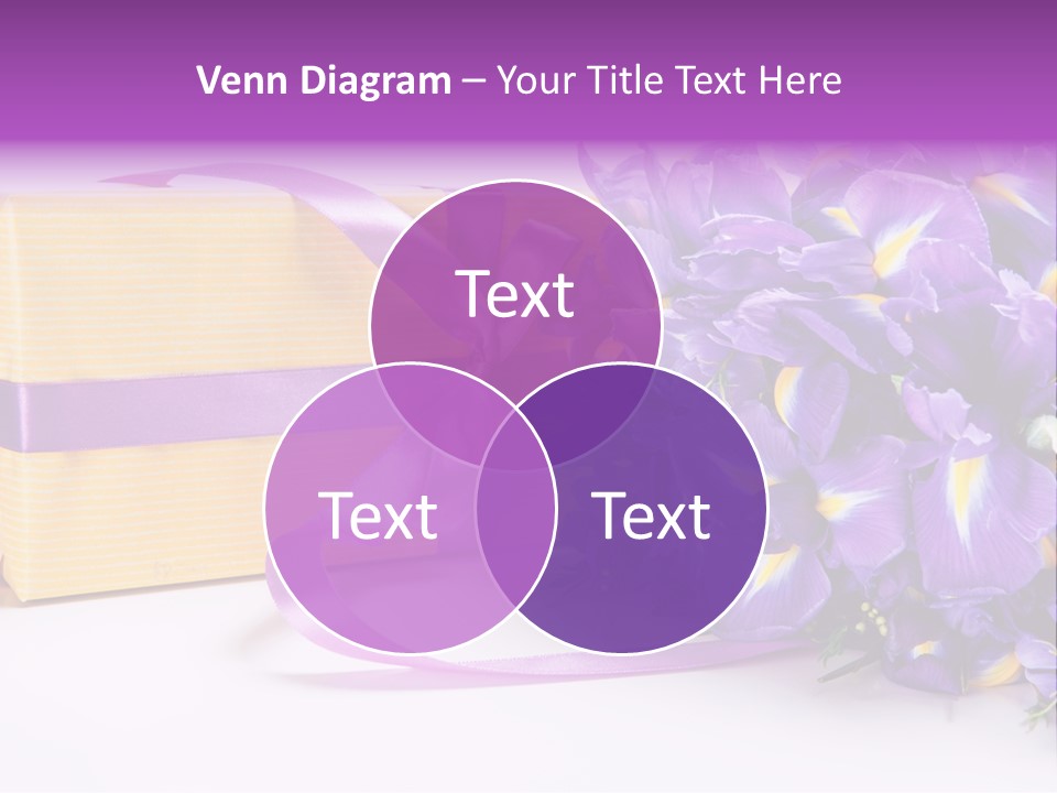 Festivity Bouquet Ribbon PowerPoint Template