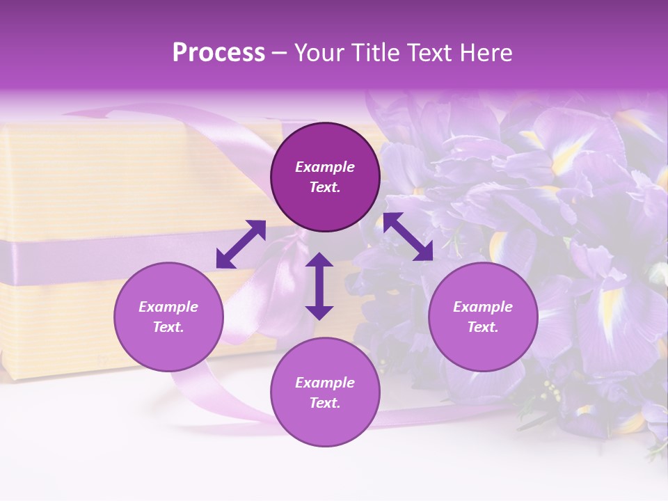 Festivity Bouquet Ribbon PowerPoint Template