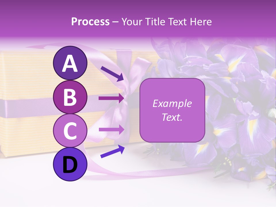 Festivity Bouquet Ribbon PowerPoint Template