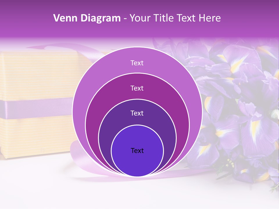 Festivity Bouquet Ribbon PowerPoint Template