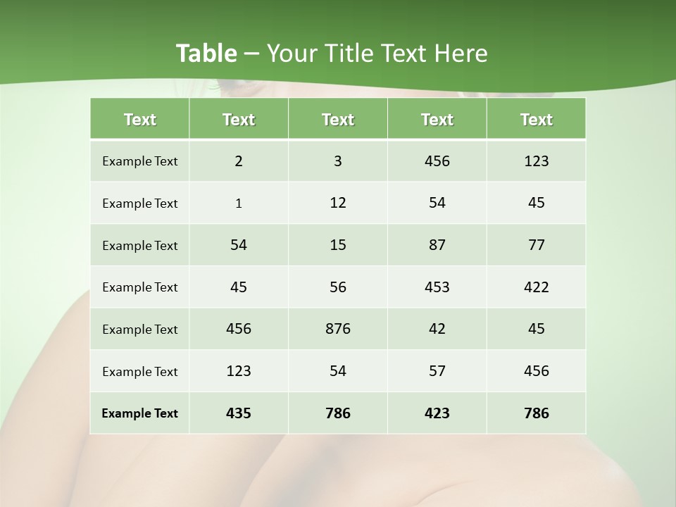 Freshness Nature Thinking PowerPoint Template
