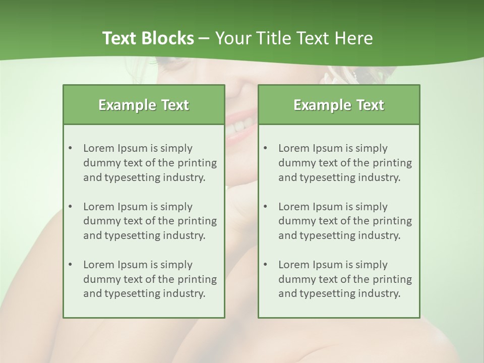 Freshness Nature Thinking PowerPoint Template