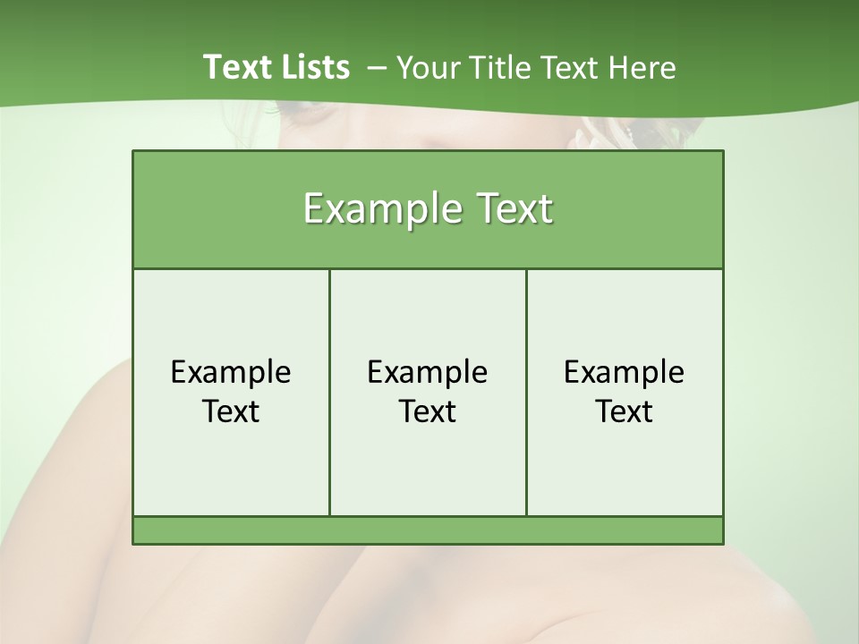 Freshness Nature Thinking PowerPoint Template