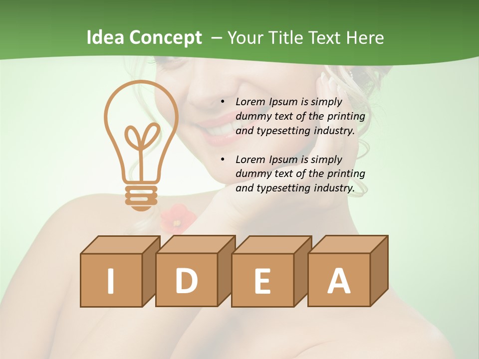 Freshness Nature Thinking PowerPoint Template