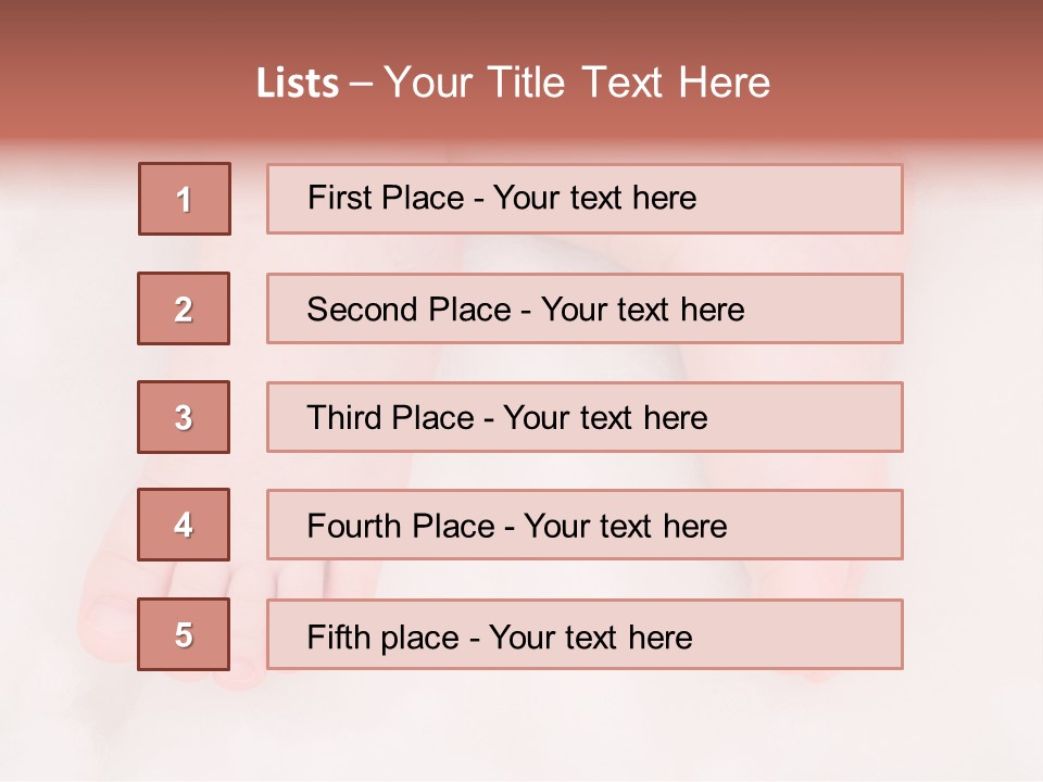 Human Care Little PowerPoint Template