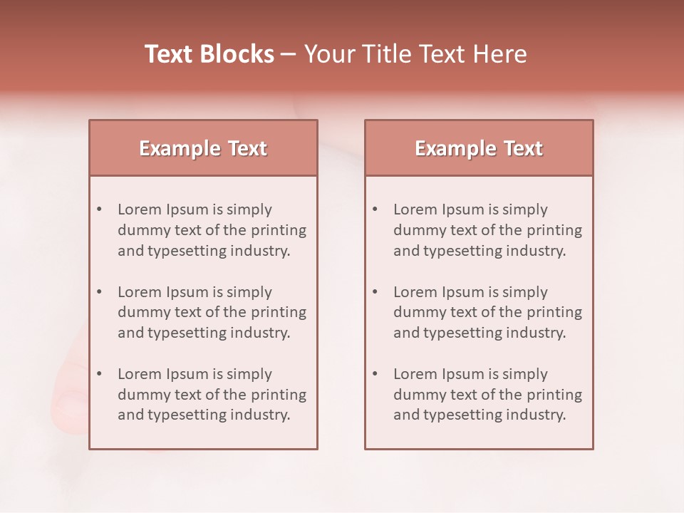 Human Care Little PowerPoint Template