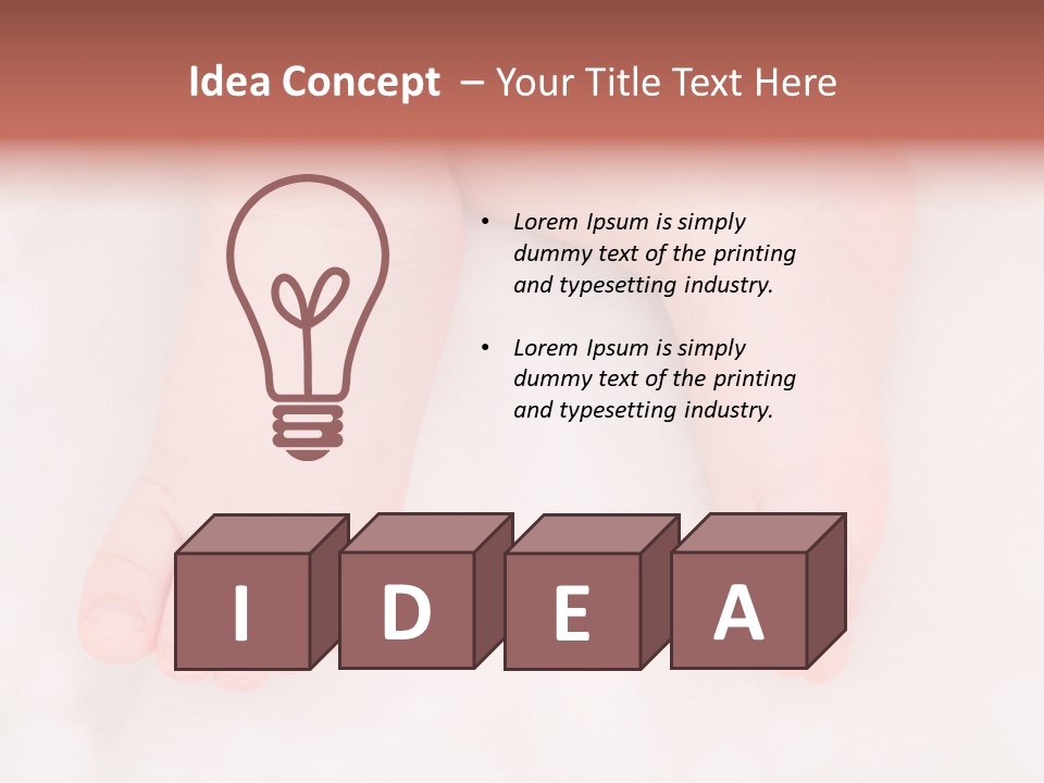 Human Care Little PowerPoint Template