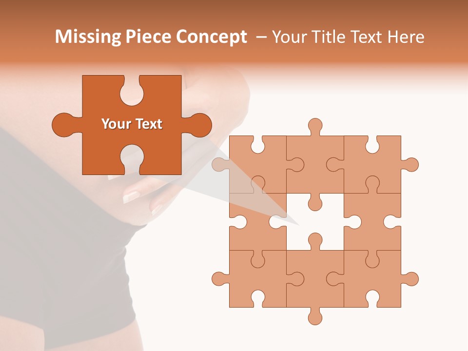 Belly Manicure Fetus PowerPoint Template