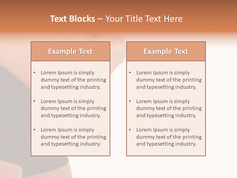Belly Manicure Fetus PowerPoint Template