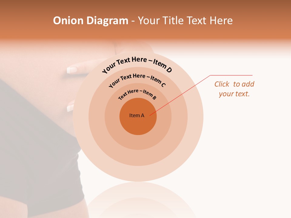 Belly Manicure Fetus PowerPoint Template