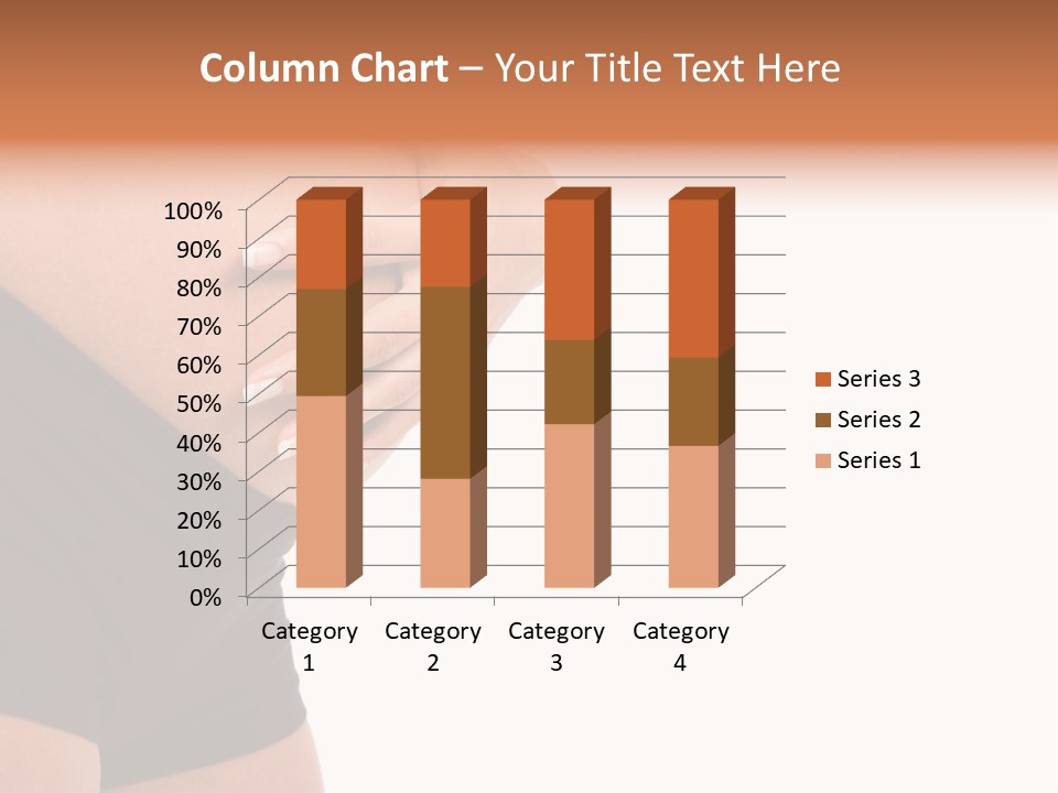 Belly Manicure Fetus PowerPoint Template